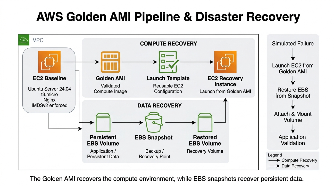 AWS Golden AMI Disaster Recovery and Deployment Pipeline